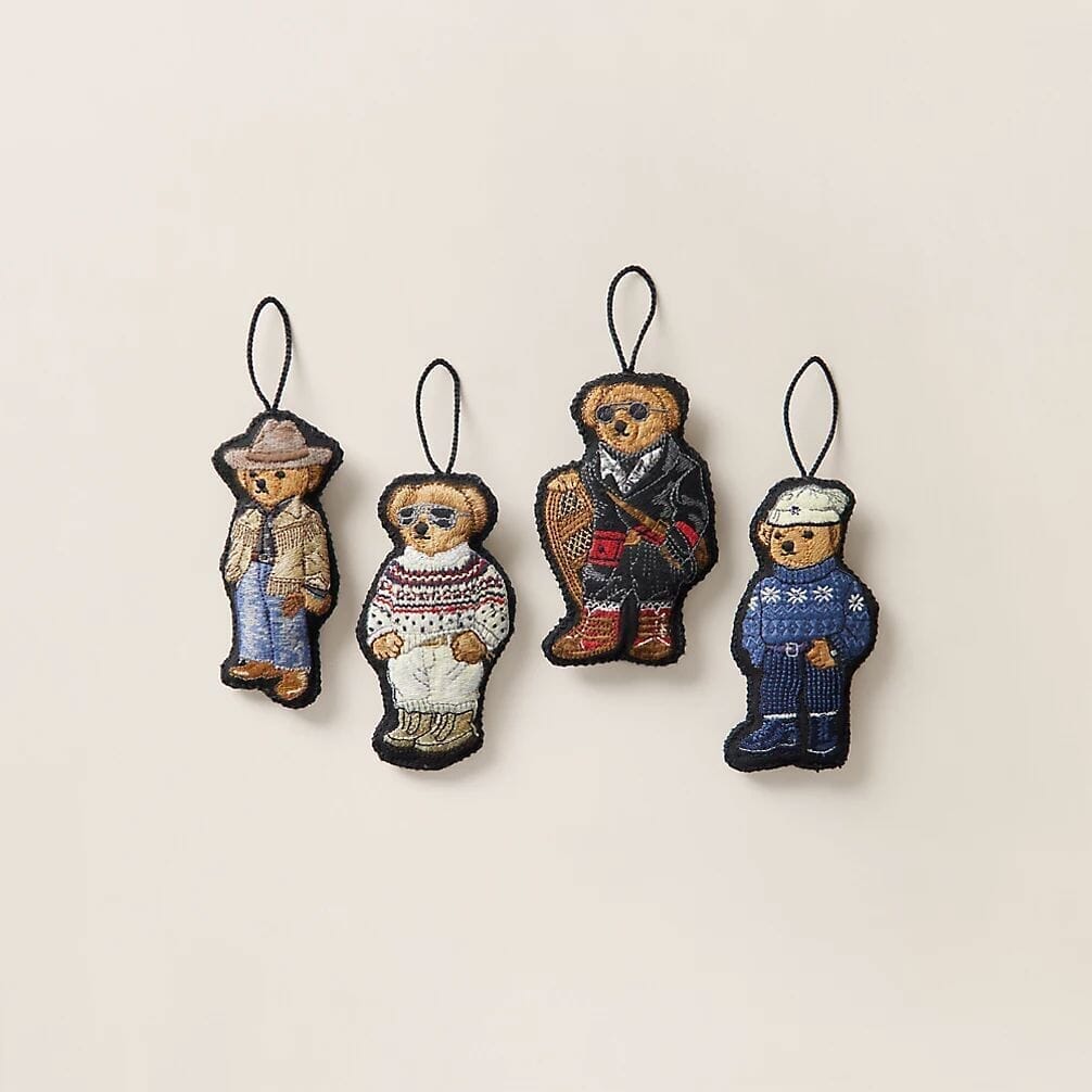 Ralph Lauren Polo Bear Ornament Gift Set