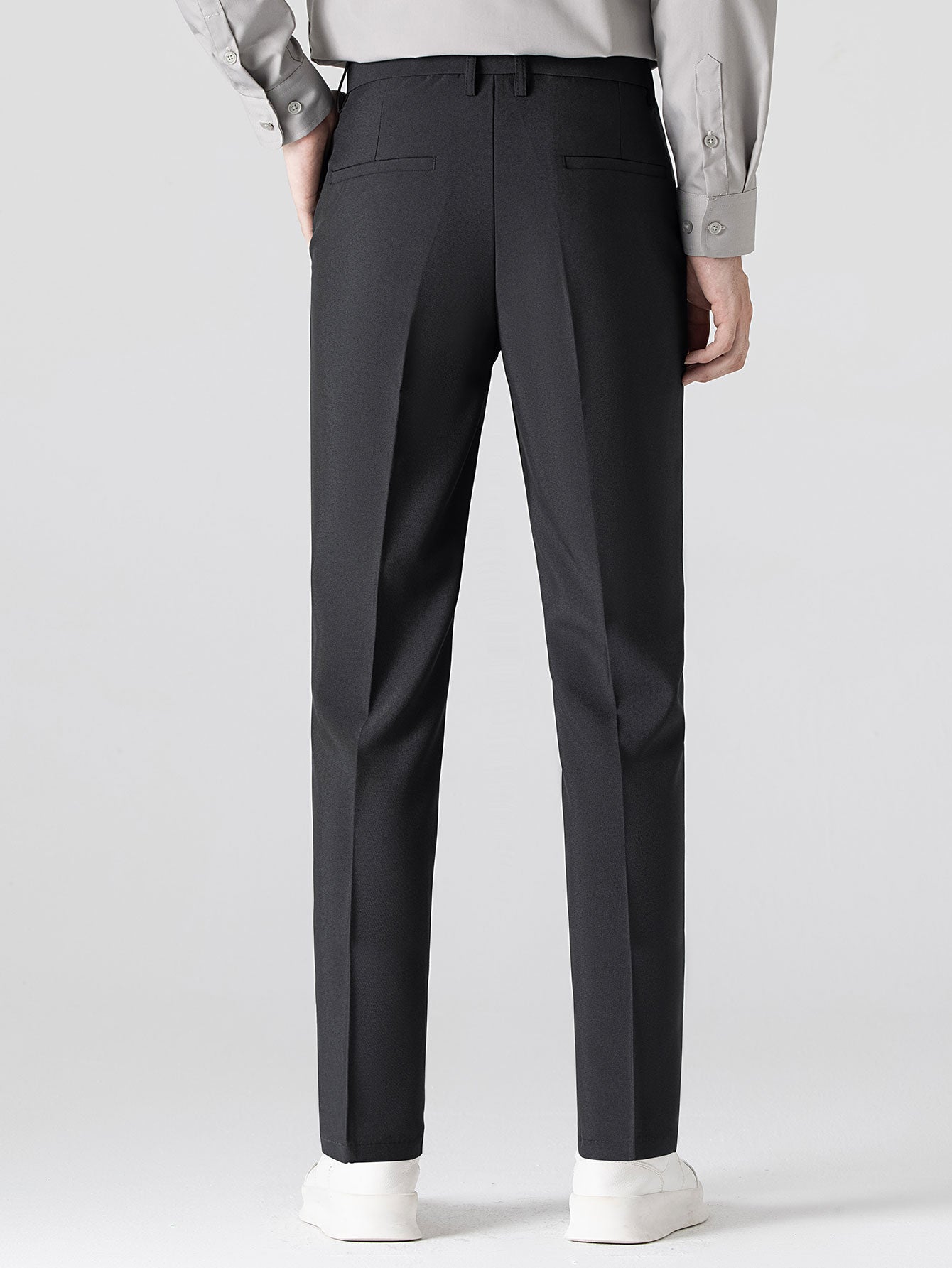 Twist Knit Polo & Slim Fit Tapered Trousers